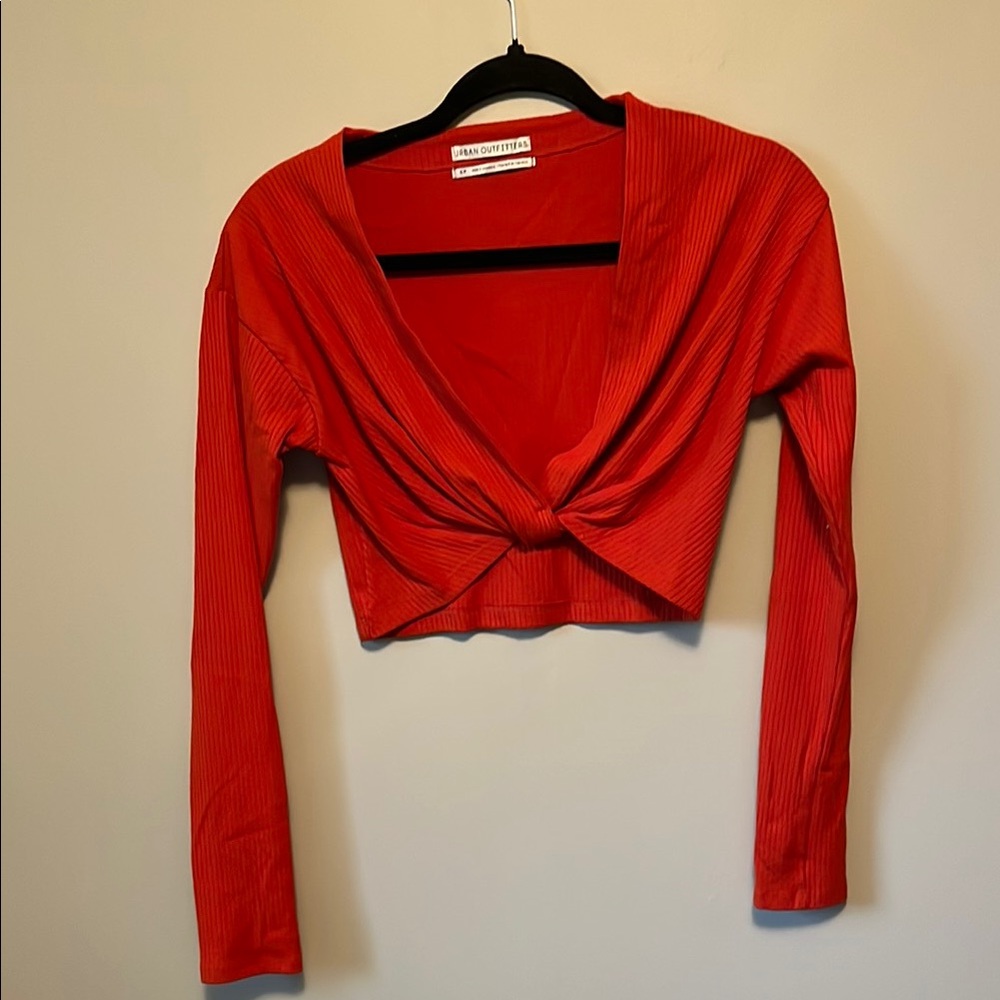 Urban Outfitters - Orange Crop Top Chic Style